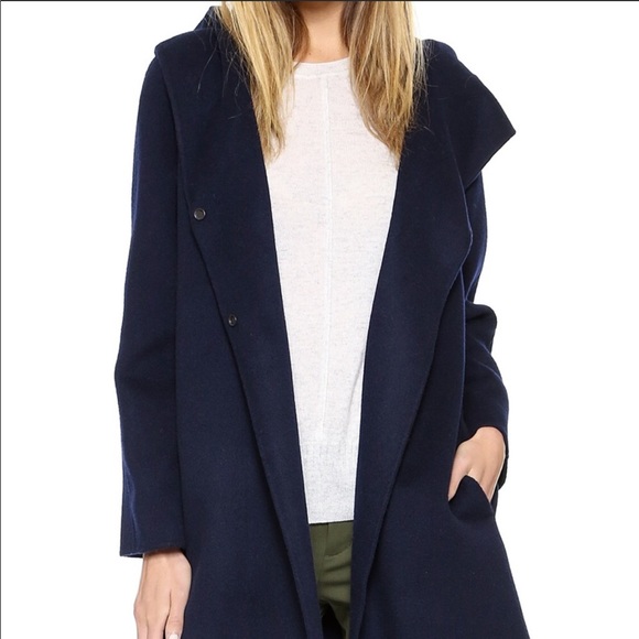 vince navy coat